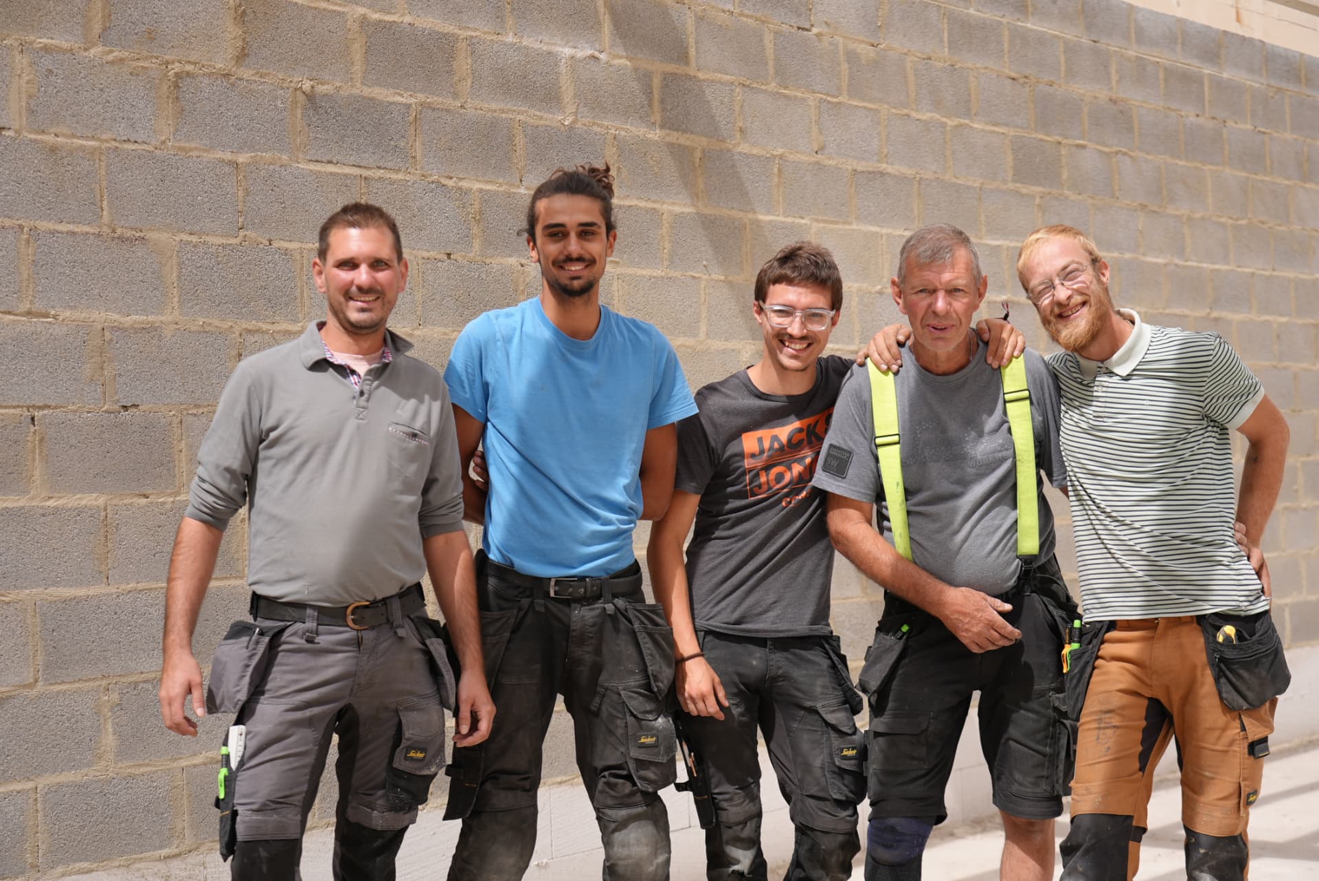 L'équipe ID Bois sur un chantier